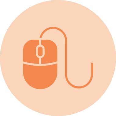 Fare Kabartma Çemberi Gradyan Simgesi