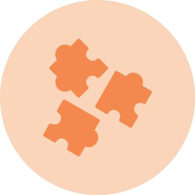 Bulmaca Kabartma Çemberi Gradyan Simgesi