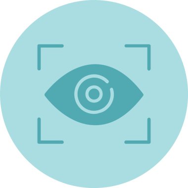 Vision Glyph Çember Gradyan Simgesi