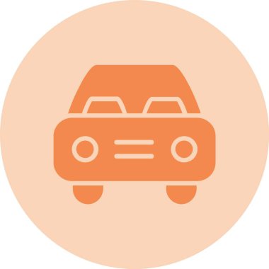 Otomobil Kabartma Çemberi Gradyan Simgesi