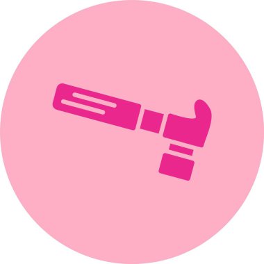 Çekiç Kabartma Çemberi Gradyan Simgesi