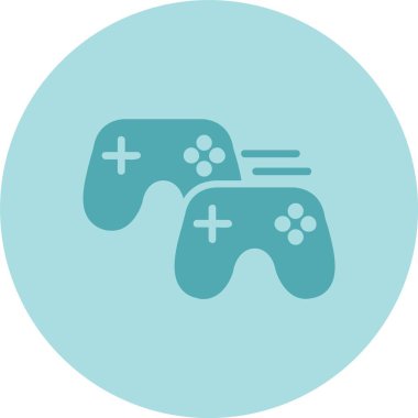 Çoklu Oyuncu Kabartma Çemberi Gradyan Simgesi