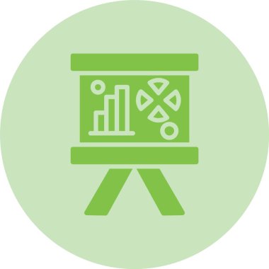 Pazarlama Planı: Kabartma Çemberi Gradyan Simgesi