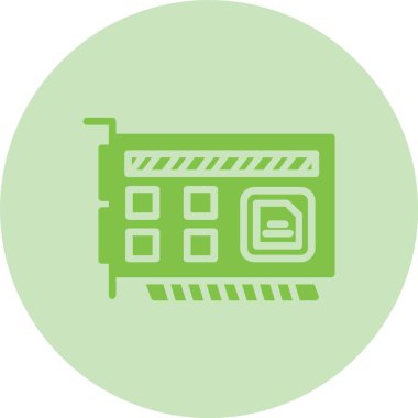 Kart Kabartma Çemberi Gradyan Simgesi