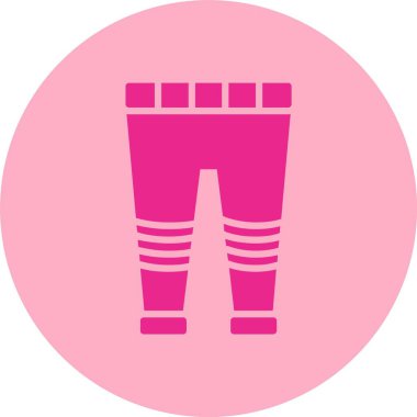 Pantolon Kabartma Çemberi Gradyan Simgesi