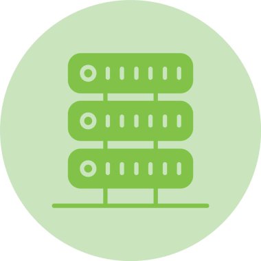 Sunucu Kabartma Çemberi Gradyan Simgesi