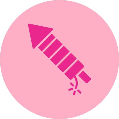 Havai fişekler Çember Gradyan Simgesi