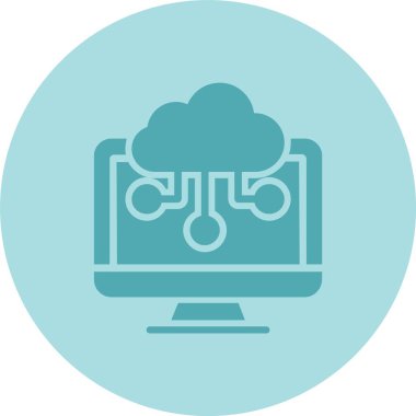 Bulut Kabartma Çemberi Gradyan Simgesi Hesaplanıyor