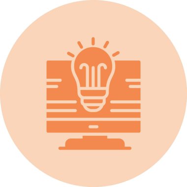 Fikir Kabartma Çemberi Gradyan Simgesi