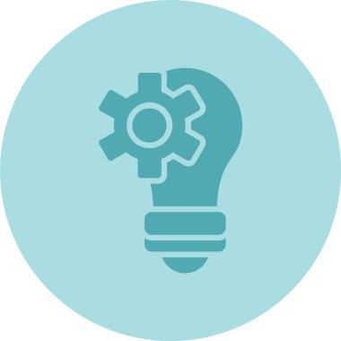 Kabartma Çemberi Gradyan Simgesini Düşün