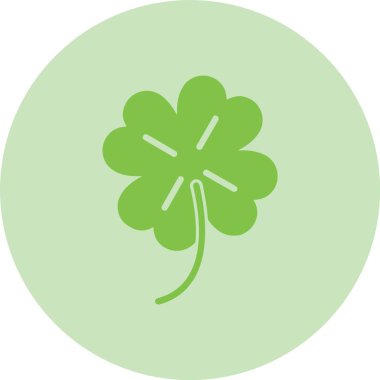 Yonca Kabartma Çemberi Gradyan Simgesi