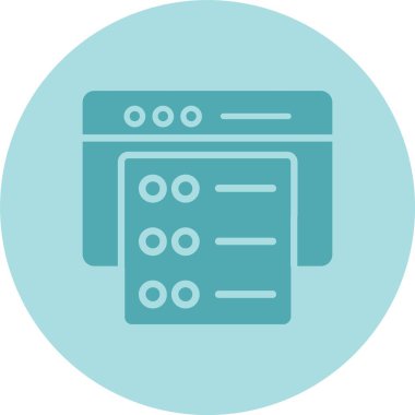 Tarayıcı Kabartma Çemberi Gradyan Simgesi