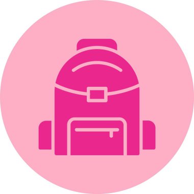 Çanta Kabartma Çemberi Gradyan Simgesi