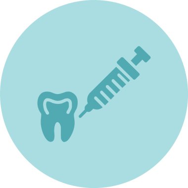 Anestezi Kabartma Çemberi Gradyan Simgesi