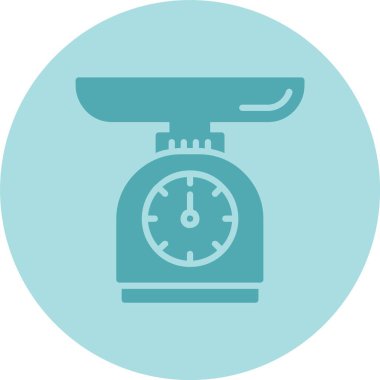 Mutfak Boyutlandırması Kabartma Çemberi Gradyan Simgesi