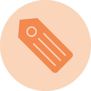 Etiket Kabartma Çemberi Gradyan Simgesi