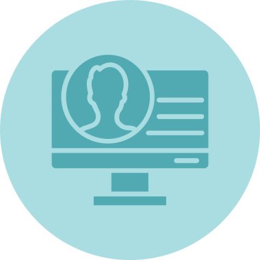 Kullanıcı Kabartma Çemberi Grafiksel Simge Çemberi Grafik Simgesi Simgesi