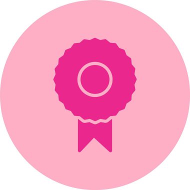 Madalya Kabartma Çemberi Gradyan Simgesi