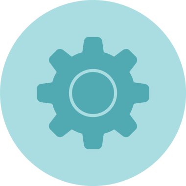 Ayarlar Glyph Çember Gradyan Simgesi