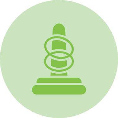 Halka Fırlat Kabartma Çemberi Gradyan Simgesi