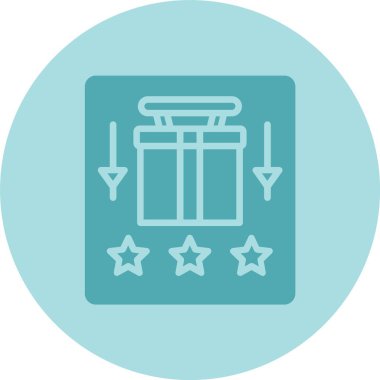 Kabartma Çemberi Gradyan Simgesini Verin