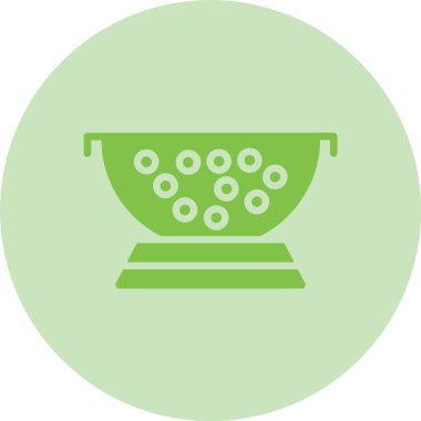 Colander Kabartma Çemberi Gradyan Simgesi