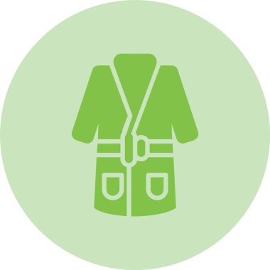 Bornoz Kabartma Çemberi Gradyan Simgesi