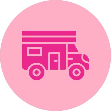 Van Glyph Çember Gradyan Simgesi