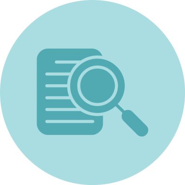 Glyph Çemberi Gradyan Simgesi Bulunuyor