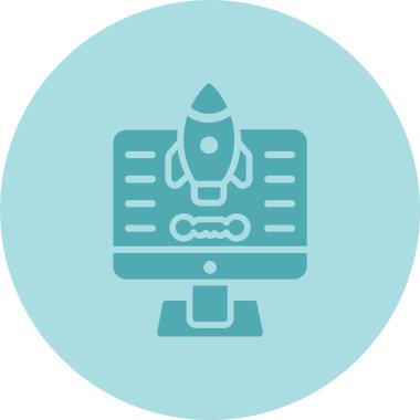 Başlangıç Glyph Çemberi Gradyan Simgesi