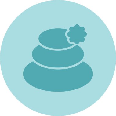 Spa Kabartma Çemberi Gradyan Simgesi