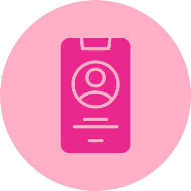 Kişi Kabartma Çemberi Gradyan Simgesi Ekle