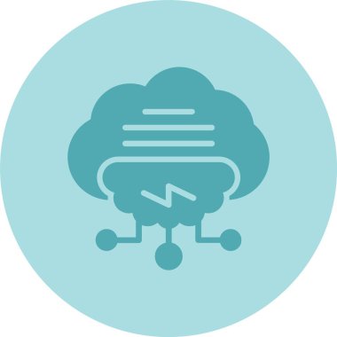 Bulut Kabartma Çemberi Gradyan Simgesi Hesaplanıyor