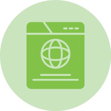 Tarayıcı Kabartma Çemberi Gradyan Simgesi