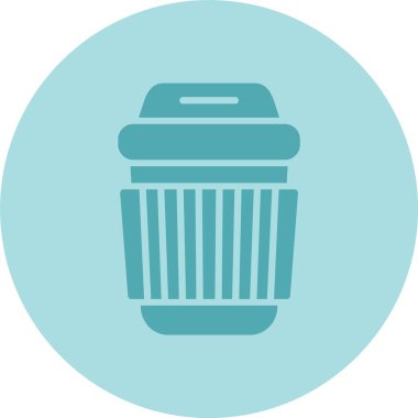 Kağıt Kupa Kabartma Çemberi Gradyan Simgesi