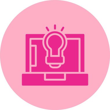 Fikir Kabartma Çemberi Gradyan Simgesi