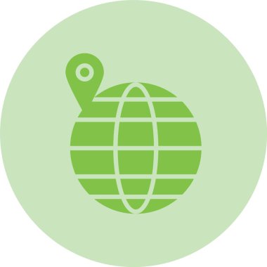 Dünya Çemberi Gradyan Simgesi