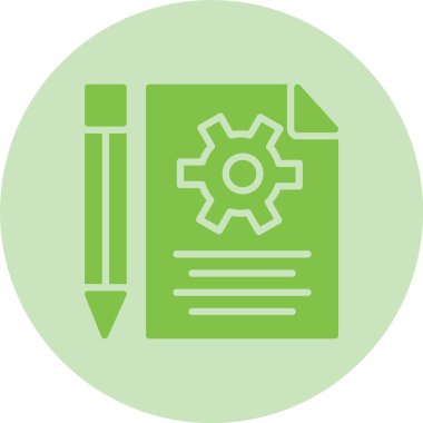 Geliştirme Kabartma Çemberi Gradyan Simgesi