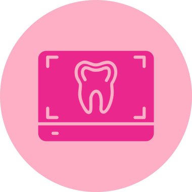 X-Ray Glyph Çember Gradyan Simgesi