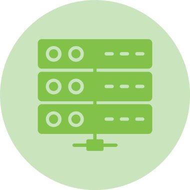 Sunucu Kabartma Çemberi Gradyan Simgesi