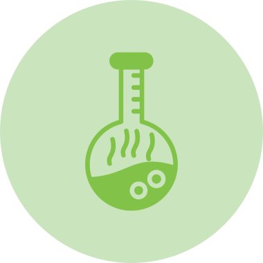 Kimya Kabartma Çemberi Gradyan Simgesi