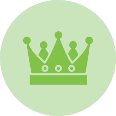 Crown Glyph Çember Gradyan Simgesi