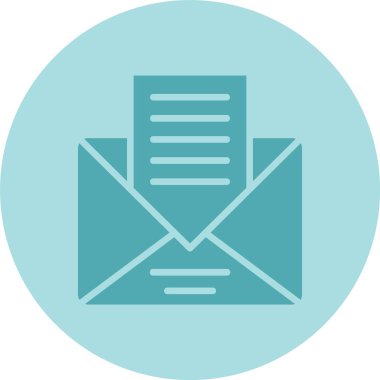 Harf Kabartma Çemberi Gradyan Simgesi