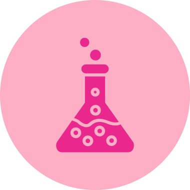 Beaker Kabartma Çemberi Gradyan Simgesi