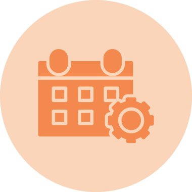 Olay Yönetimi Kabartma Çemberi Gradyan Simgesi