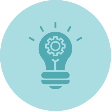 Yenilik Kabartma Çemberi Gradyan Simgesi