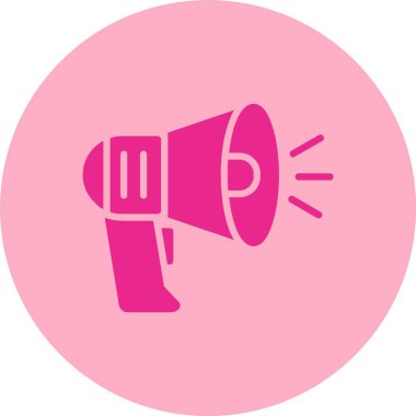 Hoparlör Kabartma Çemberi Gradyan Simgesi