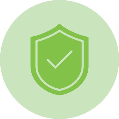 Kalkan Kabartma Çemberi Gradyan Simgesi