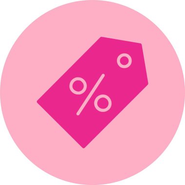 İndirimli Kabartma Çemberi Gradyan Simgesi