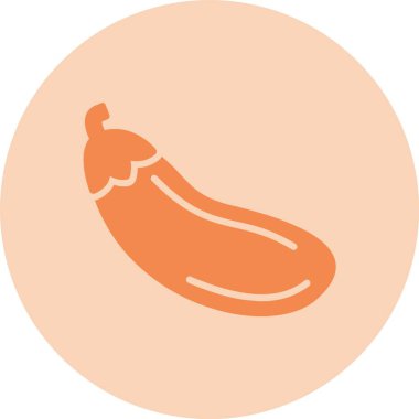 Patlıcan Çemberi Gradyan Simgesi